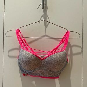 NWOT PINK Victoria’s Secret Crisscross Front Underwire Bralette